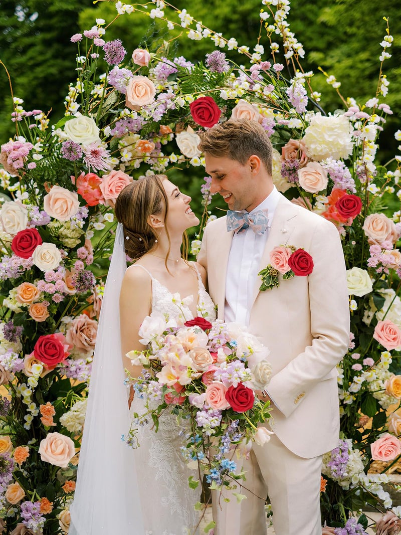 MACTING 30PCS Artificial Flower Roses Real Touch Fake Spring Flowers with Stem Foam Roses for DIY Wedding Bouquet Floral Arrangements Table Centerpieces Party Home Valentines Day Decor (Mix Color 3) - Image 4